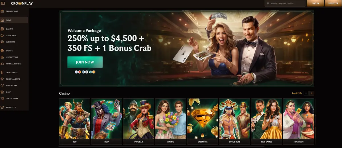 CrownPlay Schnelle Auszahlung Casino